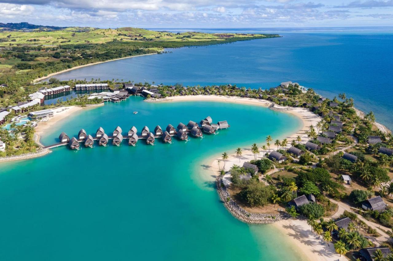 Fiji Marriott Resort Momi Bay Luaran gambar Aerial view of the resort